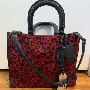 Authentic Coach Printed Calf Rogue Bag